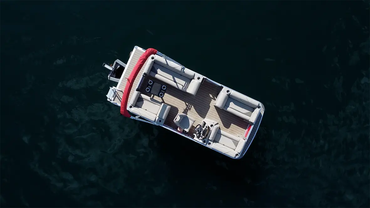 Boot mieten Vierwaldstättersee, deinboot, Pontoonboot Grundriss